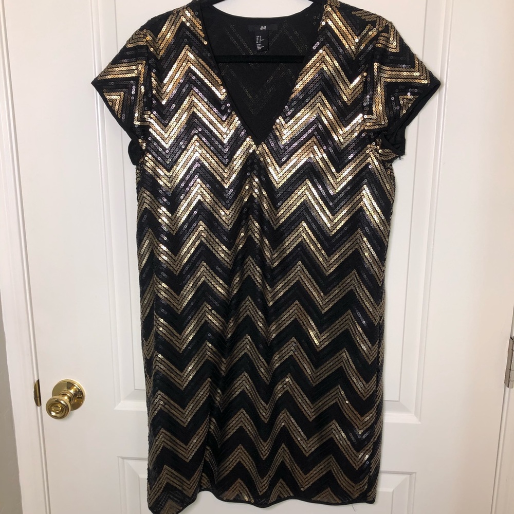 H&M Sequin Dress Women’s Size Medium